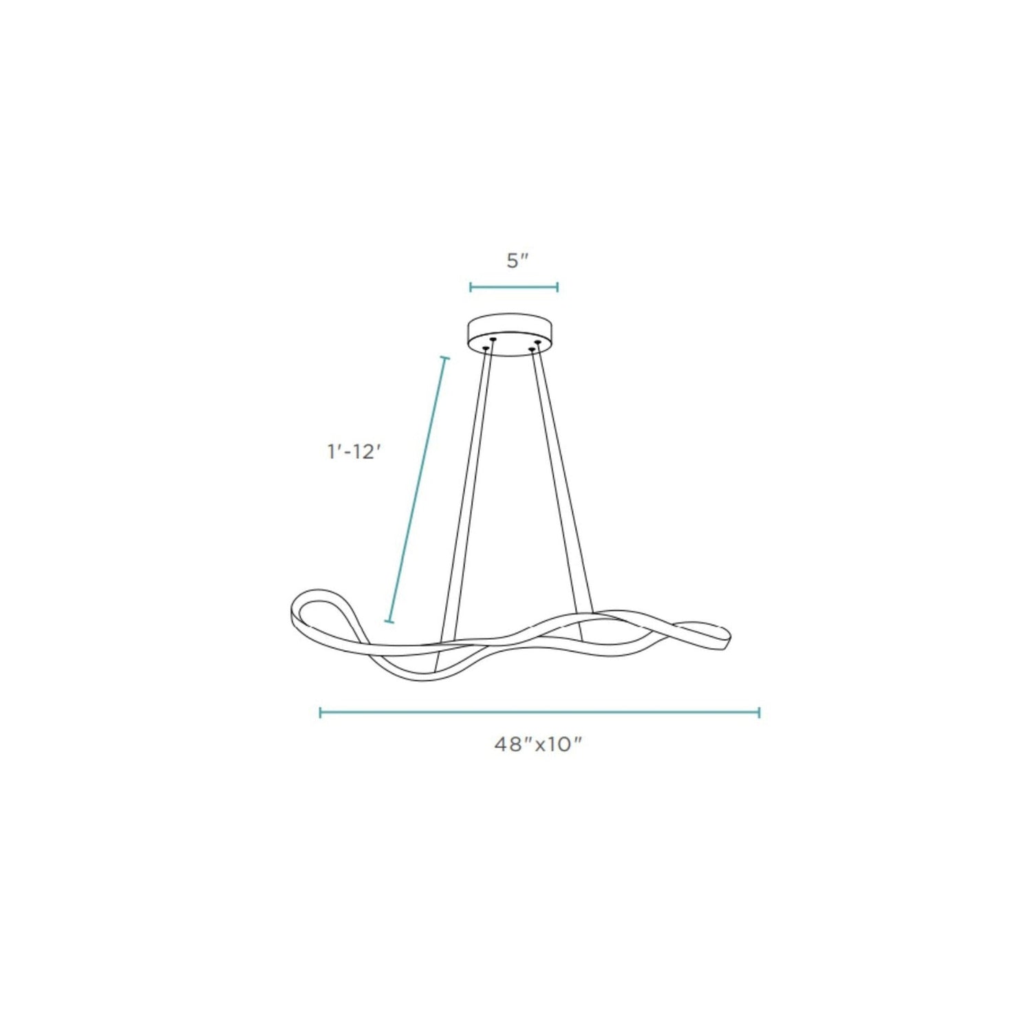 Xiamen LED Adjustable Chandelier // Chrome - Home Elegance USA