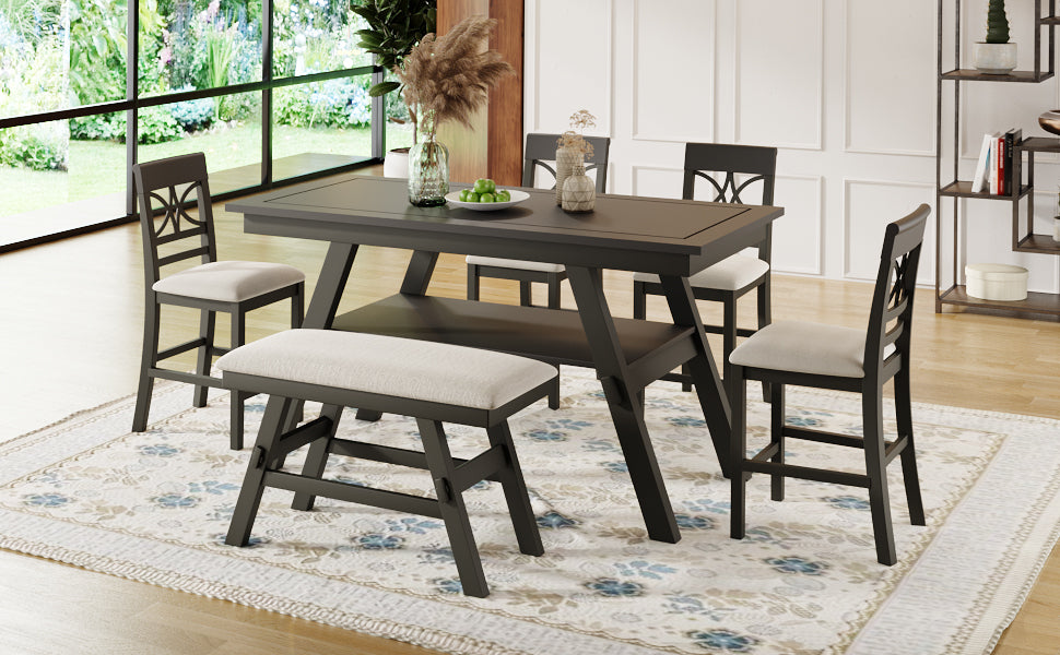 Dining table best sale set beige