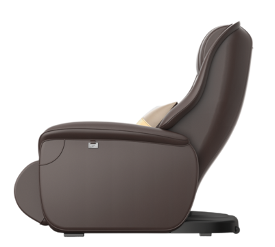 Massage Sofa, 2D SL Track 180° Reclinable Massage Chair with Zero Gravity, Heating therapy, Bluetooth Speaker Brown Home Elegance USA