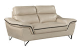 Genuine Leather Loveseat Home Elegance USA