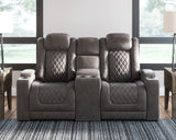 Hyllmont - Gray - 3 Pc. - Power Sofa, Loveseat, Recliner - Home Elegance USA