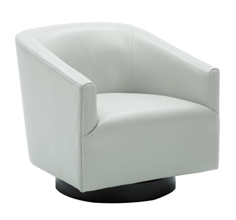 Garland Dove Grey Wood Base Swivel Chair - Home Elegance USA