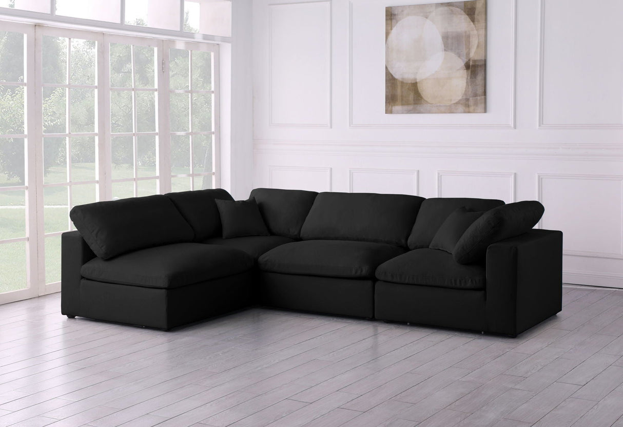 Plush - Cloud Modular Sectional - Black - Home Elegance USA