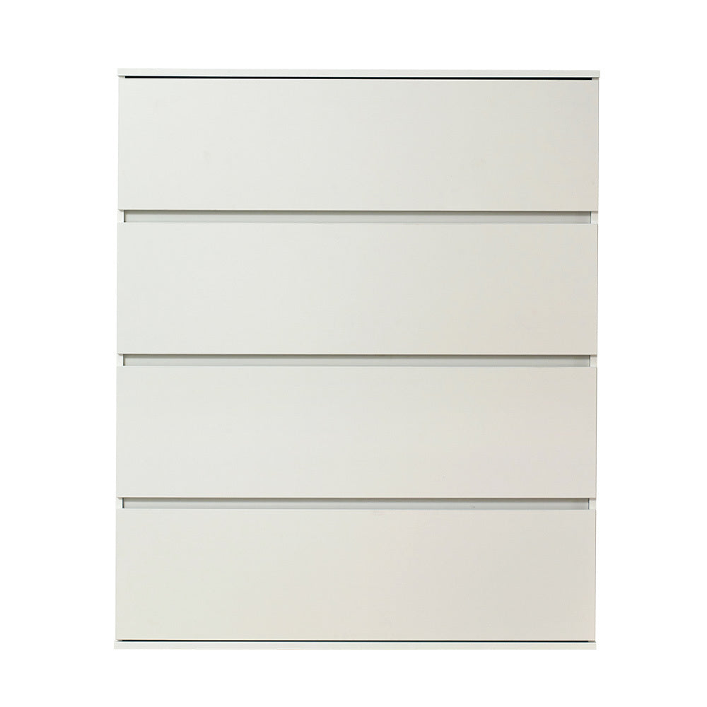 Liv Four-Drawer Contemporary Wood Chest in White - Home Elegance USA