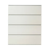 Liv Four-Drawer Contemporary Wood Chest in White - Home Elegance USA