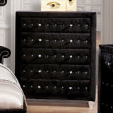 Alzire - 5 Piece Queen Bedroom Set With Chest - Black - Home Elegance USA