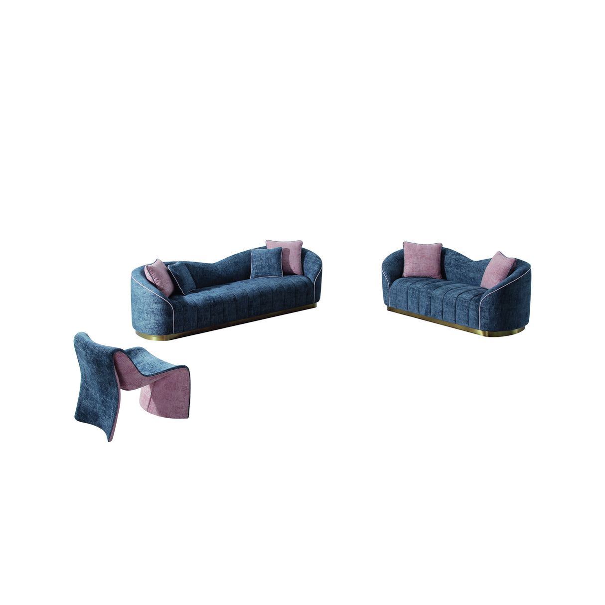 Modern Living Room 4-Seater Sofa Home Elegance USA