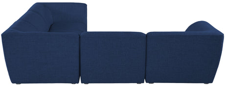 Miramar - Modular Sectional 5 Piece - Navy - Fabric - Home Elegance USA