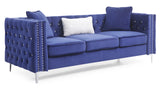 Glory Furniture Paige G829A-S Sofa , BLUE - Home Elegance USA