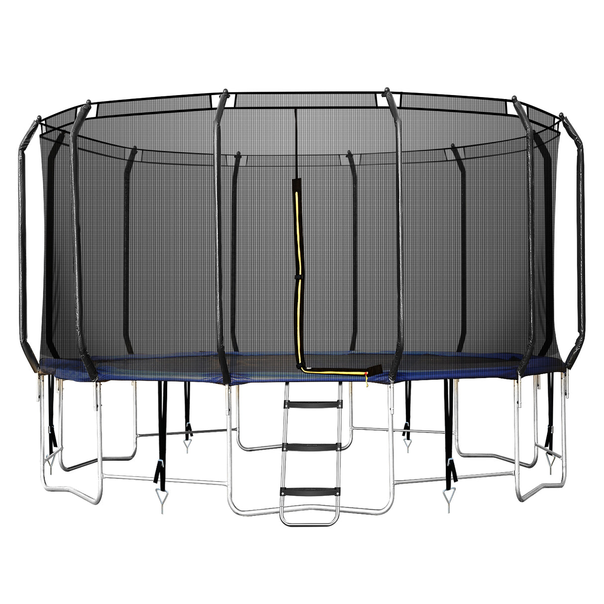 16 FT Easy Assembly Trampoline for Family,Outdoor Jumping Trampoline with Safety Enclosure Net - W643S00011 - image - 2