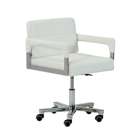 Vig Furniture Modrest Craig Modern White Bonded Leather Office Chair