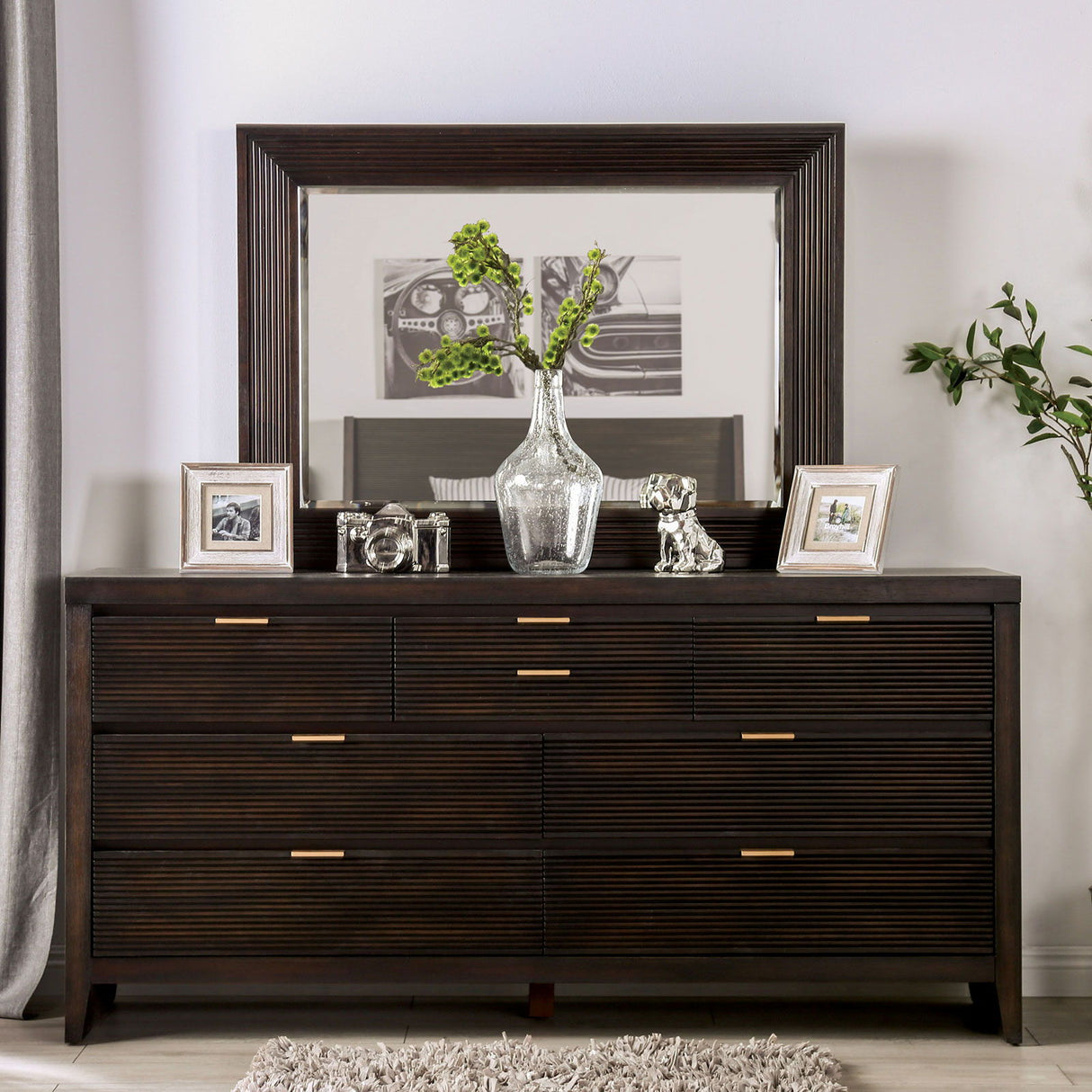 Laurentian - Dresser - Dark Walnut - Home Elegance USA