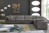 Cozy - Modular Sectional Cloud 6 Piece - Grey - 634Grey - Sec6A - Home Elegance USA - 4