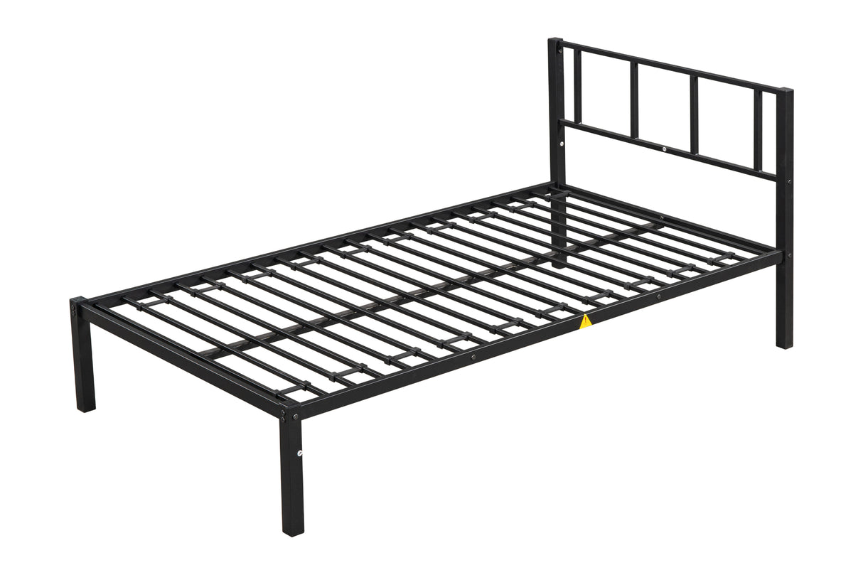 Triple twin bunk bed, can be separated into 3 twin beds - Home Elegance USA