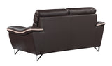 Genuine Leather Loveseat Home Elegance USA