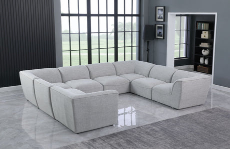 Miramar - Modular Sectional 8 Piece - Gray - Home Elegance USA