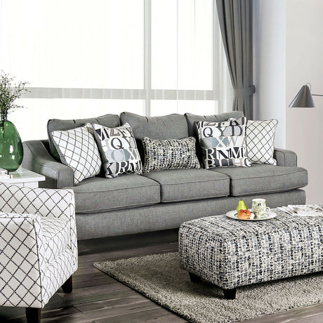 Verne - Sofa & Loveseat - Bluish Gray - Home Elegance USA