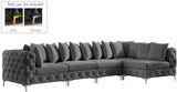 Tremblay - Modular Sectional 5 Piece - Gray - Fabric - Home Elegance USA