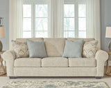 Haisley - Ivory - 4 Pc. - Sofa, Loveseat, Chair And A Half, Ottoman - Home Elegance USA