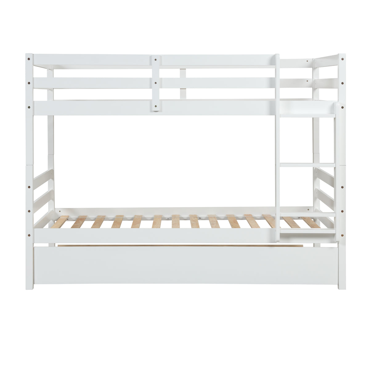 TWIN BUNKBED WITH TRUNDLE - Home Elegance USA