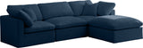 Plush - Cloud Modular Sectional Standart - Navy - Fabric - Modern & Contemporary - Home Elegance USA