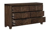 Homelegance - Parnell Dresser In Distressed Espresso - 1648-5