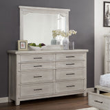 Shawnette - 5 Piece Queen Bedroom Set With Night Stand - Antique White - Home Elegance USA