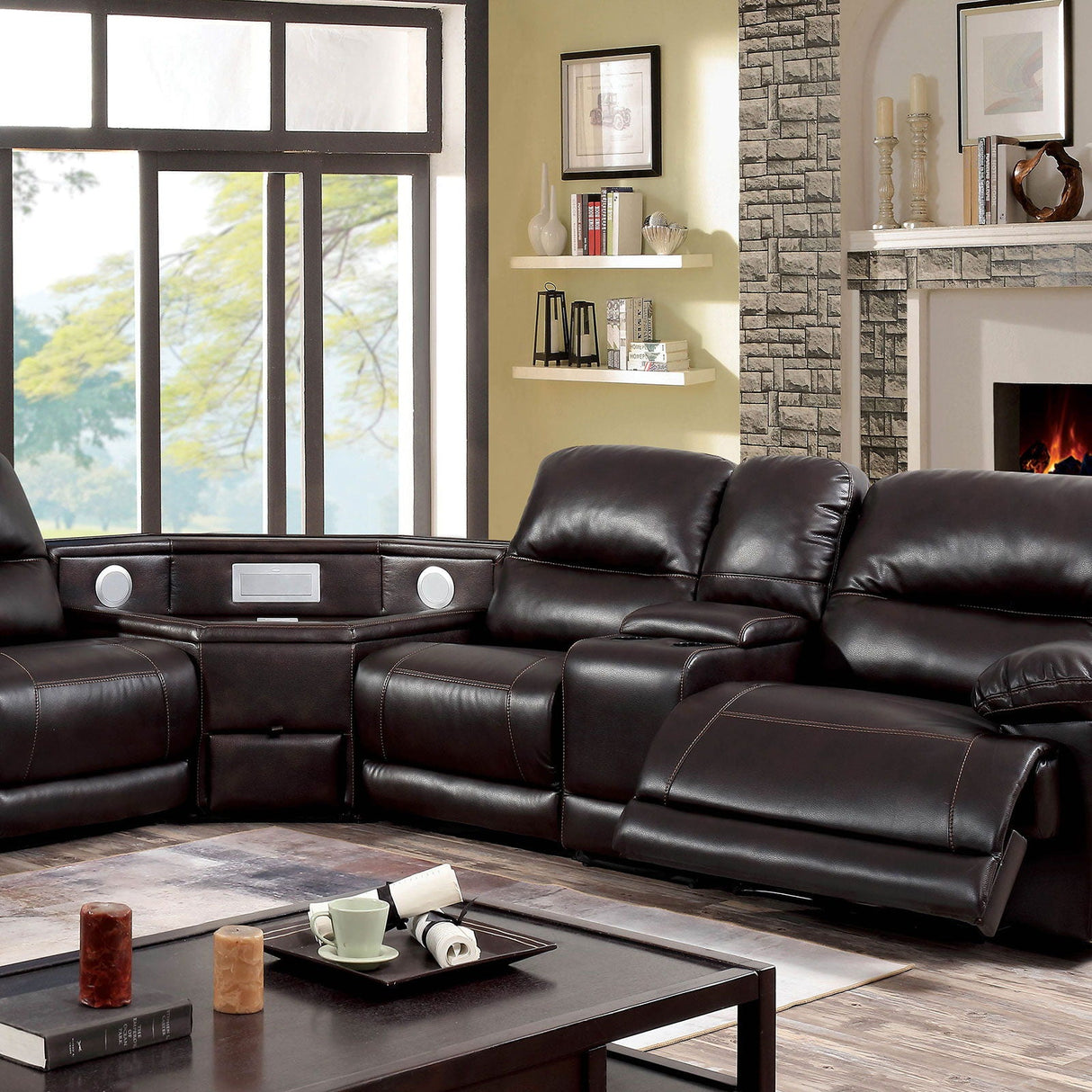 Glasgow - Sectional - Home Elegance USA