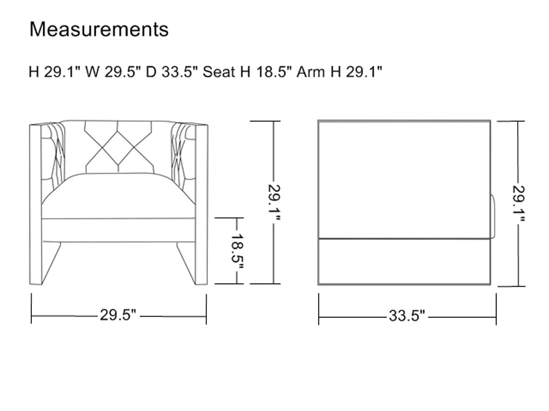 Divani Casa Carlos Modern Grey Velvet & Gold Accent Chair | Home Elegance USA