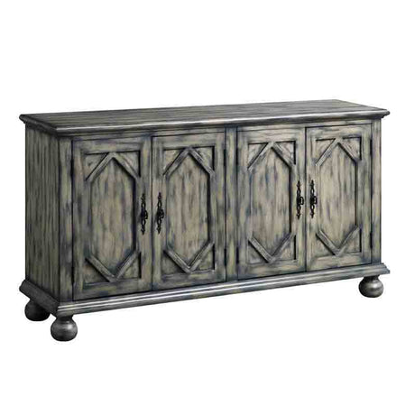 Acme Furniture - Pavan Accent Table in Rustic Gray - AC00199