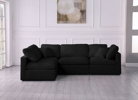 Plush - Cloud Modular Sectional - Black - Home Elegance USA