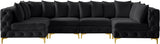 Tremblay - Modular Sectional 6 Piece - Black - Modern & Contemporary - Home Elegance USA