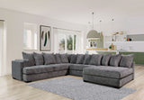 Wolverhampton - Sectional - Dark Gray - Home Elegance USA