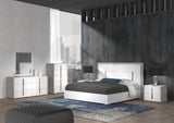 Ada Dresser With Mirror In White Matt - 17448Dm | J&M | Home Elegance USA