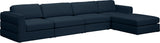 Beckham - Modular Sectional 5 Piece - Navy - Home Elegance USA