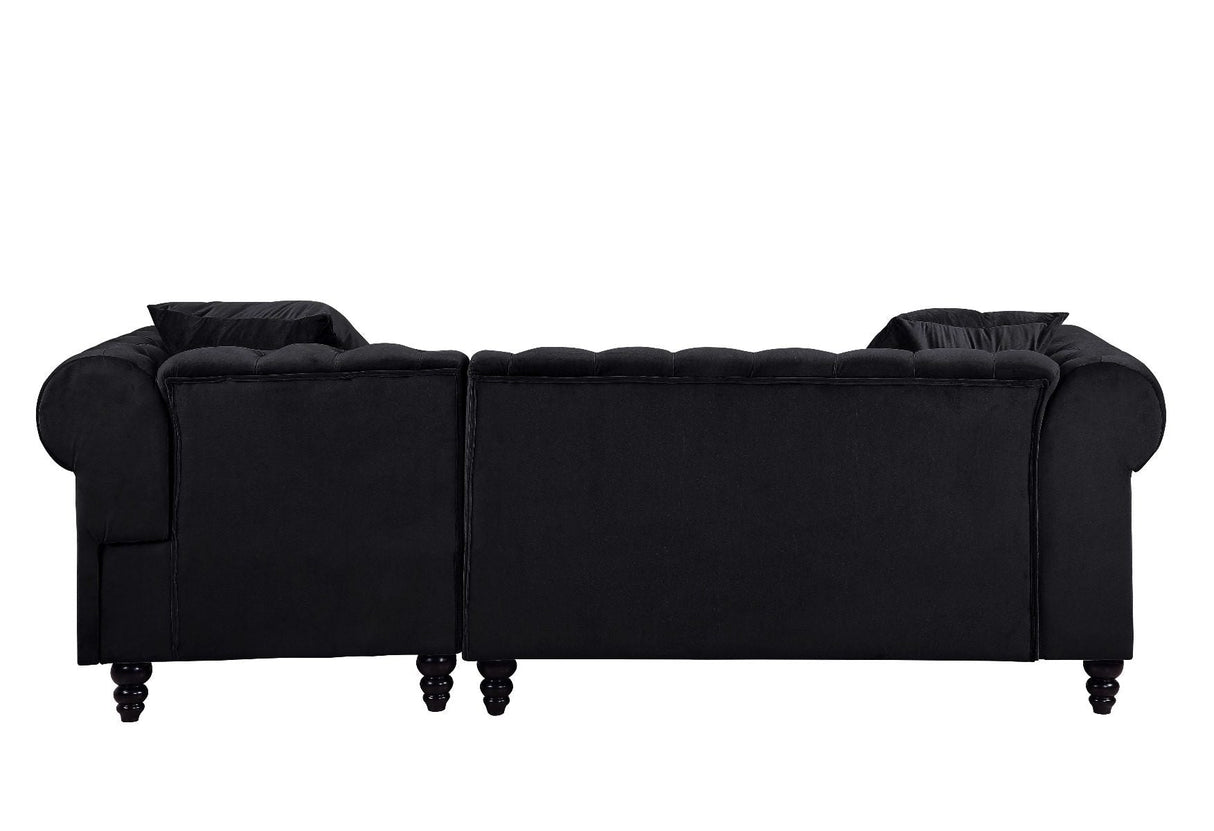 Adnelis - Sectional Sofa w/2 Pillows | Home Elegance USA