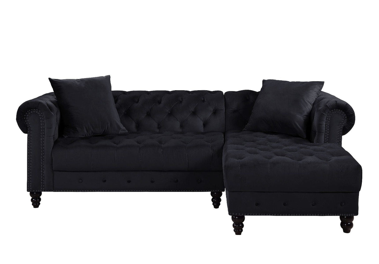 Adnelis - Sectional Sofa w/2 Pillows | Home Elegance USA
