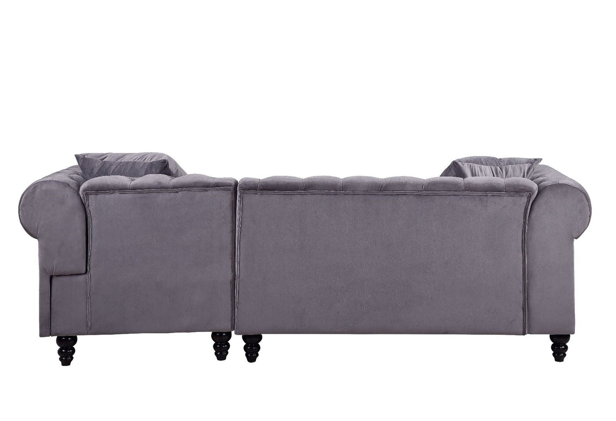 Adnelis - Sectional Sofa w/2 Pillows | Home Elegance USA