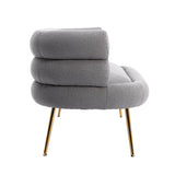 COOLMORE Accent  Chair  ,leisure sofa  with  Golden  feet - Home Elegance USA