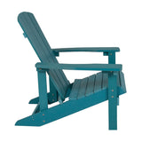 Charlestown All-Weather Adirondack Chair in Sea Foam Faux Wood - Home Elegance USA