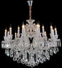 Chambord 25-Light Chandelier in Clear Glass & Chrome Finish – Aico Furniture