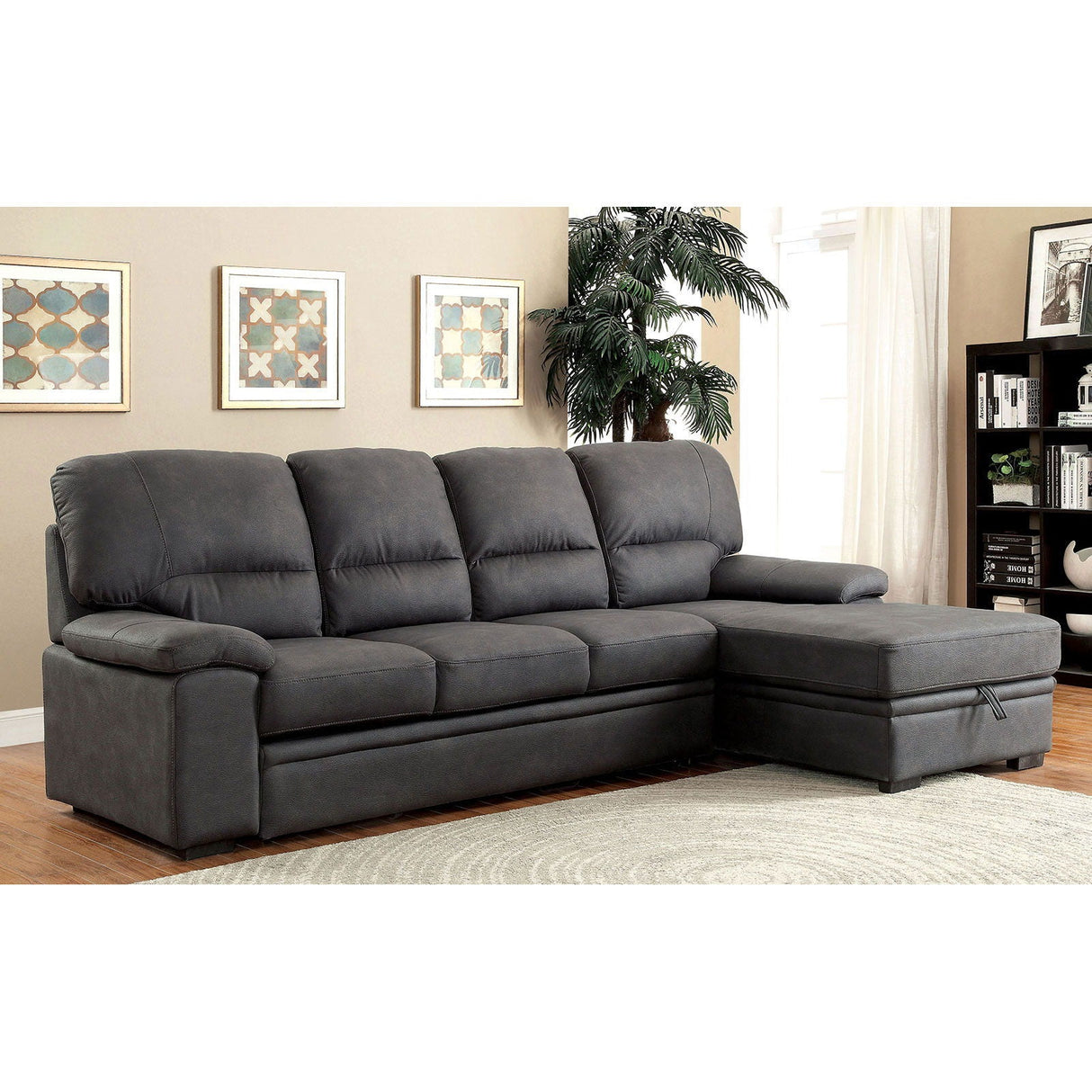 Alcester - Sectional w/ Sleeper | Home Elegance USA