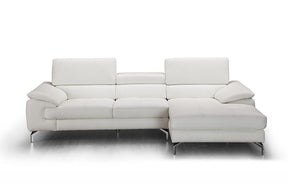 Alice Premium Leather Sectional In Right Facing Chaise - 18272-Rhfc | J&M