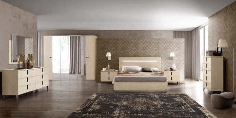 ESF Furniture - Ambra 6 Piece Eastern King Bedroom Set - AMBRA-KB-6SET
