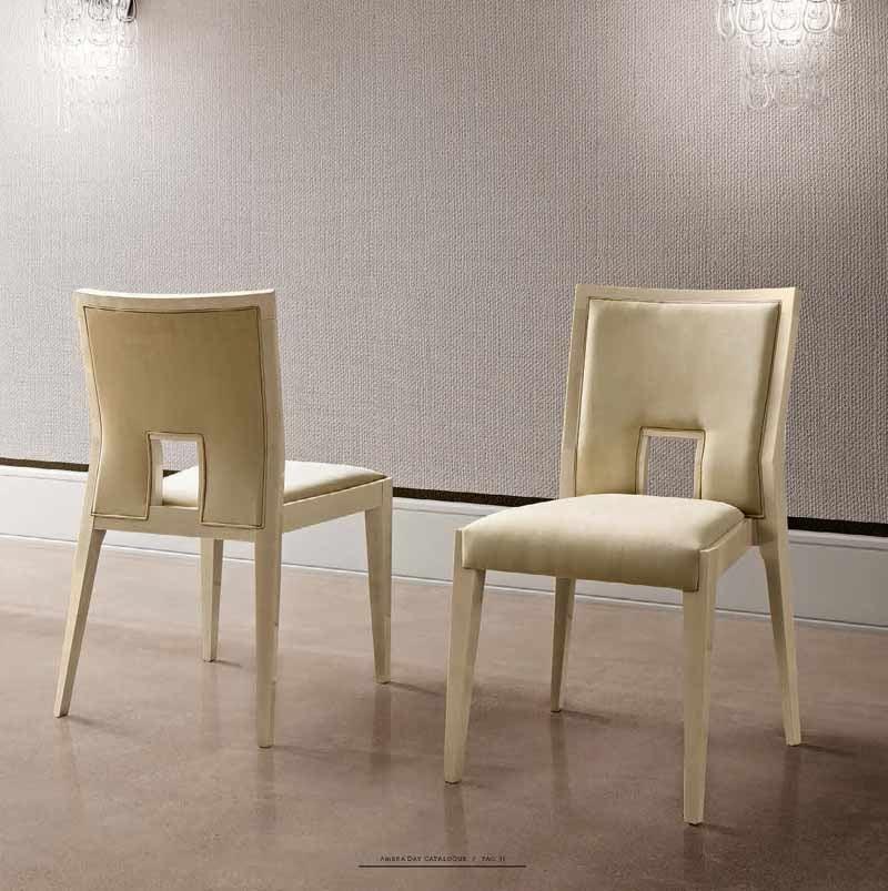 Ambra Side Chair (Set Of 4) In Ivory - Ambra - Side Chair | ESF | Home Elegance USA