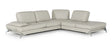 LaMod Italia Andrea Modern Grey Leather Sectional Sofa – Sleek Italian Design & Superior Comfort - Home Elegance USA