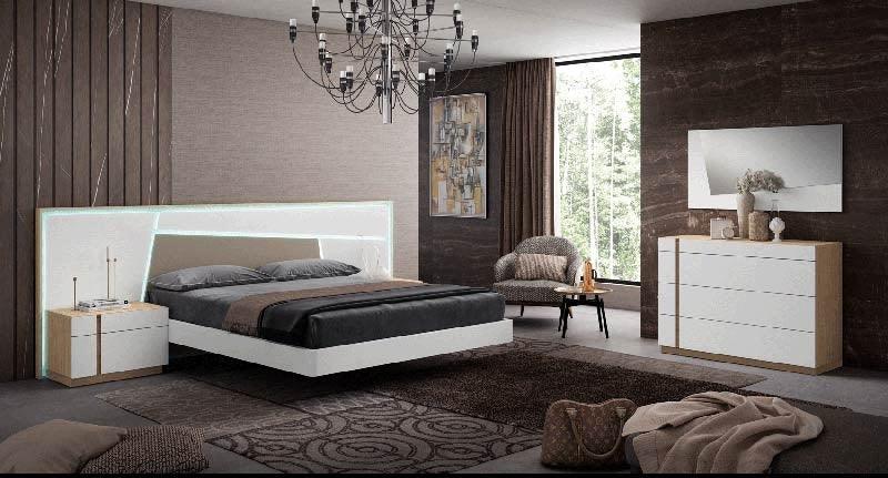 Esf Furniture - Garcia Sabate Spain 4 Piece King Bedroom Set - Annak-4Set