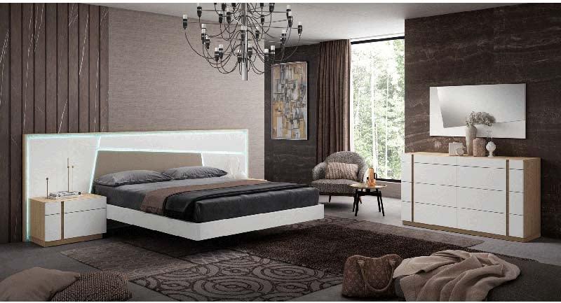 Esf Furniture - Garcia Sabate Spain 4 Piece King Bedroom Set - Annakd-4Set