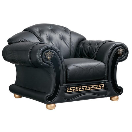 Esf Furniture - Apolo Chair In Black - Apoloblack-C