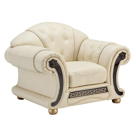 Esf Furniture - Apolo Chair In Beige - Apolochair
